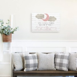 MRC Wood Products I Love You In The Morning And In The Afternoon Nursery Wall Sign Decor Kid\'s Room 12x18