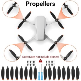 DJI Mavic Mini SE / 2 Propellers: with Propeller Guard Landing Gear Leg Extensions Propellers Holder Guard Gimbal Cover Total 24 pcs for DJI Mavic Mini SE/Mini 2 Drone Accessories Set