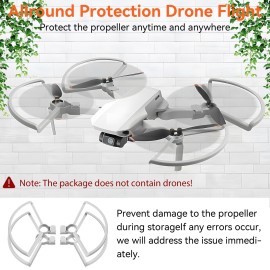 DJI Mavic Mini SE / 2 Propellers: with Propeller Guard Landing Gear Leg Extensions Propellers Holder Guard Gimbal Cover Total 24 pcs for DJI Mavic Mini SE/Mini 2 Drone Accessories Set