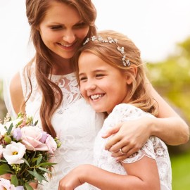 Flower Girl Headpiece, Flower Girl Hair Accessory Wedding Headpiece for Bride Princess Crown First Communion Headpiece for Girls Flower Girl Headpiece, Flower Girl Hair Accessory Wedding Headpiece for Bride Princess Crown First Communion Headpiece for Girls