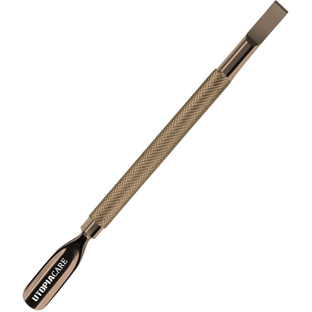 Utopia Care Cuticle Pusher Tool & Spoon Nail Cleaner, Professional Stainless Steel Cuticle Remover & Cutter, Durable Manicure & Pedicure Tool for Finger & Toenails, Bronze Utopia Care Cuticle Pusher Tool & Spoon Nail Cleaner, Professional Stainless Steel Cuticle Remover & Cutter, Durable Manicure & Pedicure Tool for Finger & Toenails, Bronze
