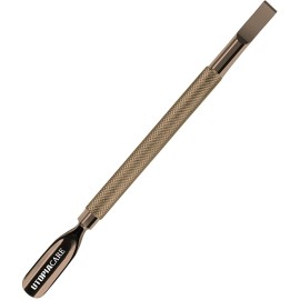 Utopia Care Cuticle Pusher Tool & Spoon Nail Cleaner, Professional Stainless Steel Cuticle Remover & Cutter, Durable Manicure & Pedicure Tool for Finger & Toenails, Bronze