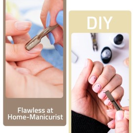 Utopia Care Cuticle Pusher Tool & Spoon Nail Cleaner, Professional Stainless Steel Cuticle Remover & Cutter, Durable Manicure & Pedicure Tool for Finger & Toenails, Bronze Utopia Care Cuticle Pusher Tool & Spoon Nail Cleaner, Professional Stainless Steel Cuticle Remover & Cutter, Durable Manicure & Pedicure Tool for Finger & Toenails, Bronze