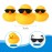 Chivao 60 Pcs Mini Rubber Duck in Bulk with 60 Sunglasses, Small Yellow Rubber Duck Gifts Bath Float Bathtub Toys Tiny for Holiday Cruise Baby Shower Decoration Birthday Party Favors Supplies
