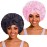 2 Pack Bonnet with Tie Band, Satin Silk Hair Bonnet for Sleeping, Sleep Bonnets for Women, Large Sleep Cap for Braids Curly Hair, A
