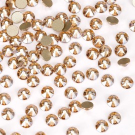 Novani Golden Shadow Rhinestones 1440pcs Flat Back Round Rhinestone Style 2088 Sparkly Crystal Gemstones for Nail Art and Crafting SS8,2.3-2.5mm Novani Golden Shadow Rhinestones 1440pcs Flat Back Round Rhinestone Style 2088 Sparkly Crystal Gemstones for Nail Art and Crafting SS8,2.3-2.5mm