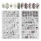 MR.FOX Nail Stamping Plate Set, 8Pcs Nail Art Stamp Kit Templates for Women with Plenty of Images