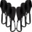 6 Pack Baby Stroller Hooks for Hanging Diaper Bags Pram Clips for Bags Multipurpose Hooks for Grocery Shopping Backpack Stroller Accessories Pram Buggy Clips Straps Hook