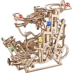 UGEARS 3D Wooden Puzzles for Adults - Wooden Marble Run Tiered Hoist Model Kit - Advanced Wooden 3D Puzzle Model Building Kits - DIY Marble Race as Hobbies for Men and Women Adult Crafts - 315 Pcs
