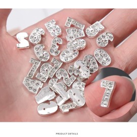JERCLITY 30 Pieces Silver Number Nail Charms (0-9) for Nails Arabic Numerals 3D Nail Art Charms for Acrylic Nails Alloy Nail Rhinestones and Charms Nail Number Charms Gems for Women JERCLITY 30 Pieces Silver Number Nail Charms (0-9) for Nails Arabic Numerals 3D Nail Art Charms for Acrylic Nails Alloy Nail Rhinestones and Charms Nail Number Charms Gems for Women