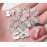 JERCLITY 30 Pieces Silver Number Nail Charms (0-9) for Nails Arabic Numerals 3D Nail Art Charms for Acrylic Nails Alloy Nail Rhinestones and Charms Nail Number Charms Gems for Women