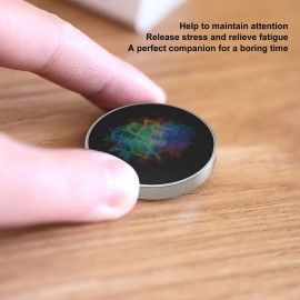 Fdit Desktop Rotating Toy, Colorful Luminous Galaxy Star Decompression Stainless Steel Stress Relieve Decompression Gyroscope Toy for Kids Aldult (1)