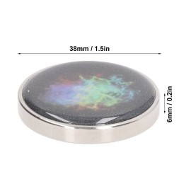 Fdit Desktop Rotating Toy, Colorful Luminous Galaxy Star Decompression Stainless Steel Stress Relieve Decompression Gyroscope Toy for Kids Aldult (1)