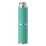 owlyee 8ML Perfume Atomizer, Empty Leather Cologne Spray Bottle, Mini Perfume Sprayer Dispenser for Travel (1PCS, Green)