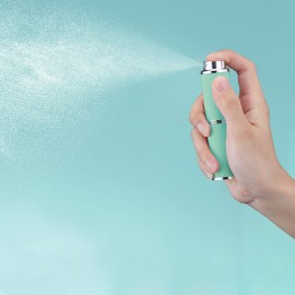 owlyee 8ML Perfume Atomizer, Empty Leather Cologne Spray Bottle, Mini Perfume Sprayer Dispenser for Travel (1PCS, Green) owlyee 8ML Perfume Atomizer, Empty Leather Cologne Spray Bottle, Mini Perfume Sprayer Dispenser for Travel (1PCS, Green)