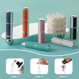 owlyee 8ML Perfume Atomizer, Empty Leather Cologne Spray Bottle, Mini Perfume Sprayer Dispenser for Travel (1PCS, Green) owlyee 8ML Perfume Atomizer, Empty Leather Cologne Spray Bottle, Mini Perfume Sprayer Dispenser for Travel (1PCS, Green)