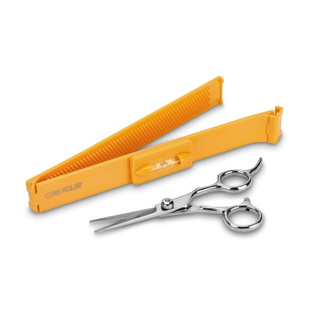 Original CreaClip MEDIUM and Scissors For FINE, THIN HAIR - As seen on Shark Tank - Hair Cutting Tool for Layers Bangs Split Ends Kids Hair Cut, Hair Cutting Guide Original CreaClip MEDIUM and Scissors For FINE, THIN HAIR - As seen on Shark Tank - Hair Cutting Tool for Layers Bangs Split Ends Kids Hair Cut, Hair Cutting Guide