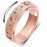 OreilleStar Anxiety Spinner Ring for Women: Fidget Toys for Adults, Titanium Stainless Steel Thumb Ring for Men, Moon Star Rose Gold