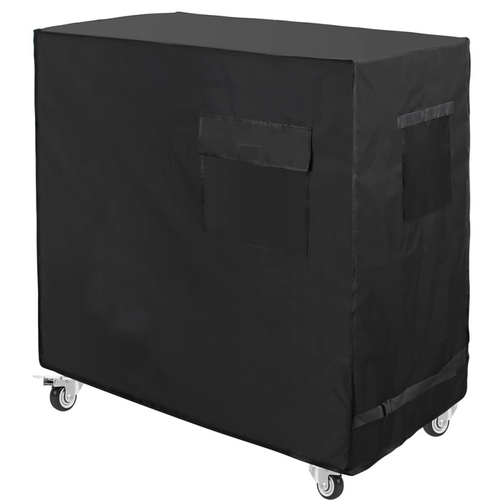 Cooler Cart Cover Black, Luxiv Waterproof Rolling Cooler Cover 34L x 20W x 32H inches 80 Quart Rolling Ice Chest Sleeve for Anti Rain, Sunlight, Dust (36L X 20W X 37H)