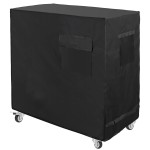 Cooler Cart Cover Black, Luxiv Waterproof Rolling Cooler Cover 34L x 20W x 32H inches 80 Quart Rolling Ice Chest Sleeve for Anti Rain, Sunlight, Dust (36L X 20W X 37H)