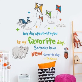 Buiory Colorful Inspirational Quotes Wall Decals Learning Education Saying Wall Stickers Motivational Lettering Wall Decor for Kids Classroom Nursery Bedroom Living Room Sofa TV Background
