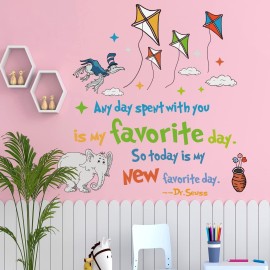 Buiory Colorful Inspirational Quotes Wall Decals Learning Education Saying Wall Stickers Motivational Lettering Wall Decor for Kids Classroom Nursery Bedroom Living Room Sofa TV Background