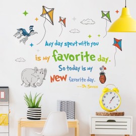 Buiory Colorful Inspirational Quotes Wall Decals Learning Education Saying Wall Stickers Motivational Lettering Wall Decor for Kids Classroom Nursery Bedroom Living Room Sofa TV Background