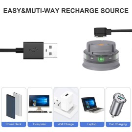 YwonShne Charger Compatible with HidrateSpark Steel/HidrateSpark PRO Charger Charging Cable Cord Magnetic USB Cradle Accessories