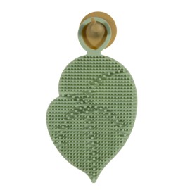 Daily Leaves of Life Facial Silicone Scrubber - Cleanse in and Around The Curves. The Silicone Tips Grab onto Dirt and Oil to Remove Makeup, Sunscreen