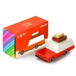 CANDYCAR Wooden Diecast Collection - Luggage Wagon, Premium Handcrafted Beech Wood Toy Car