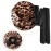 Kenllas Satin Silk Bonnet for Women - Large Sleep Cap with Tie Band for Curly Dreadlock Braid Hair Care (Leopard)