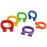 Children\'s Magnetic Toy, Horseshoe Magnet, Exercise Children\'s Hands-on Skills, 6 Packs