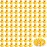 Zhanmai 400 Pcs Mini Rubber Ducks, Float Tiny Baby Shower Rubber Ducks 1.57 x 1.57 x 1.18 Inch for Preschool Bath Toy Party Decoration Fun Squeak Small Pool Toy (Yellow)