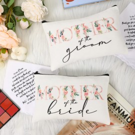 Sadnyy 4 Pcs Mother of the Groom Gifts from Bride Mother of Bride Cosmetic Bag Wedding Handkerchief for Wedding Mom in Law(Flower) Sadnyy 4 Pcs Mother of the Groom Gifts from Bride Mother of Bride Cosmetic Bag Wedding Handkerchief for Wedding Mom in Law(Flower)