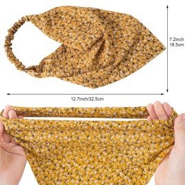 ANCIRS 6 Pack Bandana Headbands for Women, Floral Bandana Hair Scarf Headbands for Girls, Double Layer Chiffon Print Hair Band for Women ANCIRS 6 Pack Bandana Headbands for Women, Floral Bandana Hair Scarf Headbands for Girls, Double Layer Chiffon Print Hair Band for Women