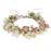 Funsveta Baby Girls Flower Crown Headpiece - Boho Little Wreaths for Weddings, Family Photography (Pink)