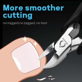 Upgraded Toe Nail Clippers for Men, 6pcs Toenail Clippers, (Ingrown toenail Clippers)