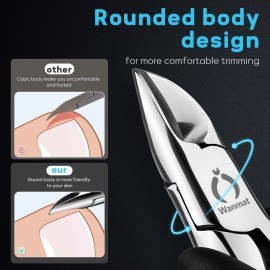 Upgraded Toe Nail Clippers for Men, 6pcs Toenail Clippers, (Ingrown toenail Clippers)