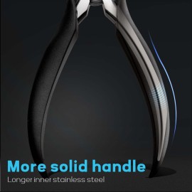 Upgraded Toe Nail Clippers for Men, 6pcs Toenail Clippers, (Ingrown toenail Clippers)