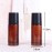 2Pcs 50ml/1.7oz Amber Glass Deodorant Roller Bottle with Plastic Roller Ball & Black Lid Deodorant Bottles Essential Oil Roller Bottles Empty Deodorant Container for Essential Oils Deodorant