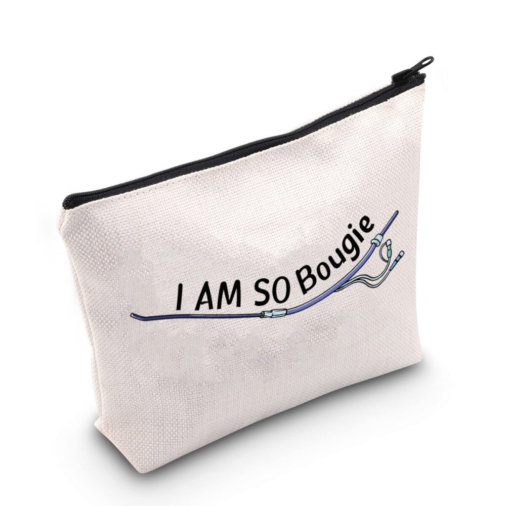 POFULL CRNA Gift Future CRNA Gift I am So Bougie Cosmetic Bag CRNA Graduation Gift (I am So bag)
