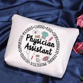 POFULL Physician Assistant Graduation Gifts for PA Future Physician Assistant Gift Physician Assistant Cosmetic Bag (Physician Assistant bag)