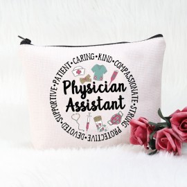 POFULL Physician Assistant Graduation Gifts for PA Future Physician Assistant Gift Physician Assistant Cosmetic Bag (Physician Assistant bag)