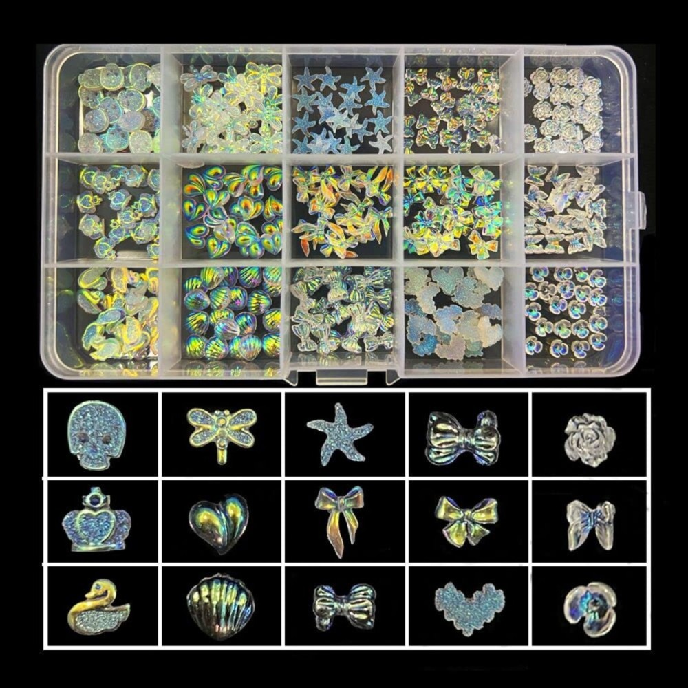 Nail Art Charms for Acrylic Nail Design Kit 300PCS Resin 3d Nail Charms Kawaii Bear Butterfly Flowers Cute DIY Nail Decorations Accessories Supplies Nail Art Charms for Acrylic Nail Design Kit 300PCS Resin 3d Nail Charms Kawaii Bear Butterfly Flowers Cute DIY Nail Decorations Accessories Supplies