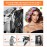 30 Pcs Heatless Hair Curlers Wave Curls Styling Kit with 2 Pcs Styling Hooks, No Heat Hair Curlers Heatless Wave Curlers for Women Girls Short Hair (6 Colors, 25 cm/9.84 inch)