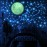 Glow in The Dark Stars and Moon for Ceiling, Luminous Stars and Moon Wall Decal, Wall Decor, Sticky Fluorescence Stars, Gift for boy and Girl Perfect for Kids Nursery Bedroom Living Room(Blue)