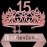 HnoonZ 15th Birthday Crown, Sash & Tiara Set - Pink Princess Party Decorations for 15 Year Old Girls