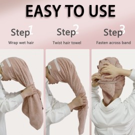 Chloven jumbo large Microfiber Hair Towel Wrap for Women,Anti Frizz Hair Drying Towel with Elastic Strap,Super Absorbent,Ultra-Soft Extra Large Hair Wrap Towels,Fast Drying Hair Turbans for Thick Hair Chloven jumbo large Microfiber Hair Towel Wrap for Women,Anti Frizz Hair Drying Towel with Elastic Strap,Super Absorbent,Ultra-Soft Extra Large Hair Wrap Towels,Fast Drying Hair Turbans for Thick Hair