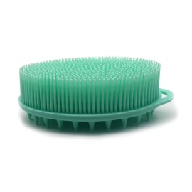 Silicone Body Brush, Exfoliating Body Scrubber, Silicone Body Scrubber Loofah, Silicone Bath Brush, Soft Exfoliating Body Bath Shower Scrubber Brush for Kids and Adults All Kinds of SkinGreen Silicone Body Brush, Exfoliating Body Scrubber, Silicone Body Scrubber Loofah, Silicone Bath Brush, Soft Exfoliating Body Bath Shower Scrubber Brush for Kids and Adults All Kinds of SkinGreen
