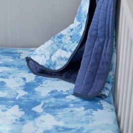 HonestBaby Unisex-Baby Classics Fitted Crib Sheets Set Standard Mattress, 100% Organic Cotton Baby Boys, Girls, Neutral, 2 Pack - Sketchy Stripe, One Size